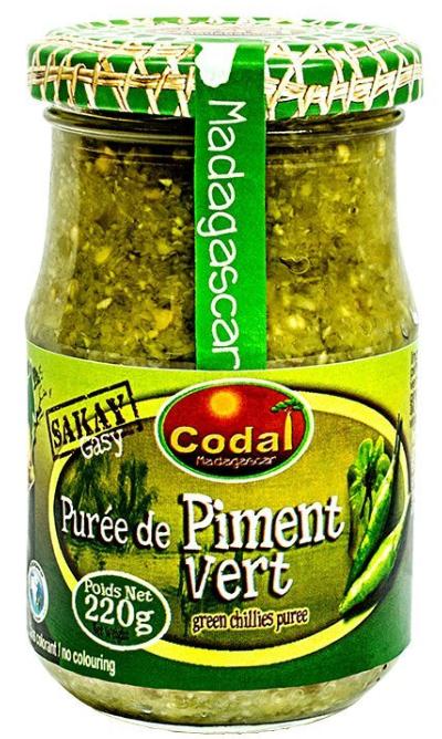 Purée de  piment vert 100g CODAL