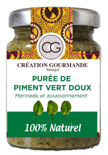 Purée de piment vert doux - 100 g SENEAFOOD