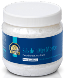 Sels de bain de la Mer Morte, 46 % Chlorure de Magnésium