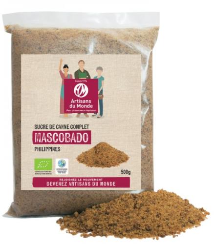 Sucre Mascobado BIO 500 g - Artisans du monde