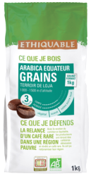 Arabica Equateur BIO, grains 1 kg