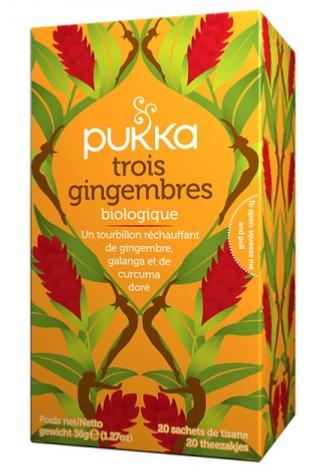 Infusion Trois gingembre BIO - PUKKA 