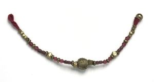 Bracelet Mirza bronze/perle rose