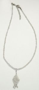 Collier Khana blanc